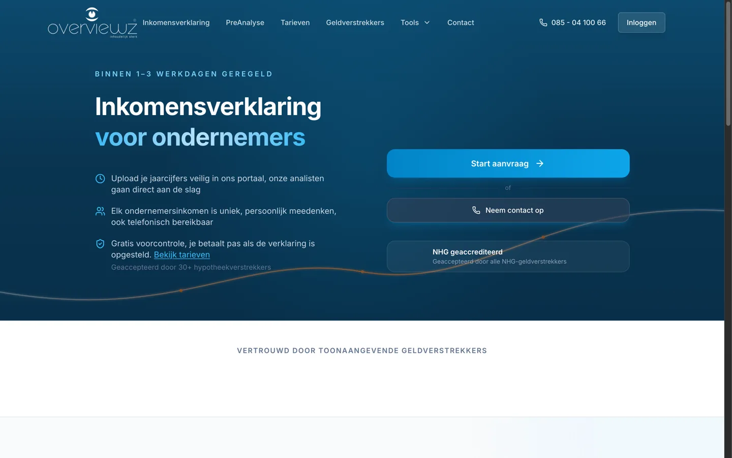 Website van Overviewz